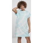 Dámske šaty // Urban classics Ladies Tie Dye Dress aquablue