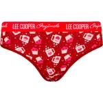 Dámske Nohavičky Lee Cooper červenej farby z bavlny v zľave 