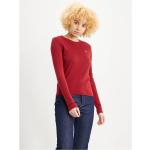 Dámske Tričká s dlhým rukávom LEVI´S červenej farby z bavlny vo veľkosti XS s dlhými rukávmi 