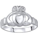 Strieborné prstene Silvego striebornej farby so zábavným motívom zo striebra 61 na Valentín 