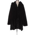Dámske Kabáty Urban Classics čiernej farby v streetwear štýle v zľave na zimu 