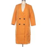 Dámske Kabáty VERO MODA oranžovej farby na zimu 