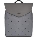 Dámske Školské batohy Vuch sivej farby v modernom štýle s bodkovaným vzorom zo syntetiky na zips 