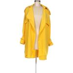 Dámske Jarné kabáty ONLY žltej farby s opaskom v zľave 