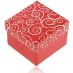 Krabičky Šperky eshop červenej farby z papiera 