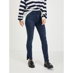 Dámske Skinny jeans Guess Jeans tmavo modrej farby z bavlny so šírkou 27 s dĺžkou 30 na gombíky v zľave - vysoká postava 