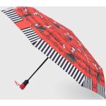 Dámske Designer Dáždniky Moschino červenej farby z polyesteru Onesize 