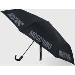 Dámske Designer Dáždniky Moschino čiernej farby z polyesteru Onesize 