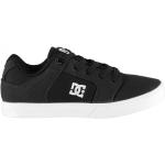 Chlapčenská Skate obuv DC Shoes Junior čiernej farby s vyšívaným vzorom z tkaniny vo veľkosti 36 na šnurovanie Zľava 