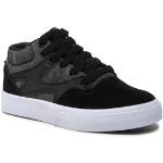 Chlapčenská Skate obuv DC Shoes čiernej farby zo semišu vo veľkosti 30 Zľava 