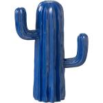 Dekorácie j-line modrej farby z plastu s motívom: Kaktus 