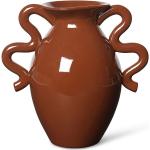 Vázy Ferm Living červenej farby z keramiky 