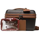 Dámske Cestovné kufre Delsey hnedej farby v zľave 