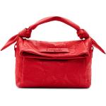 Dámske Kožené kabelky Desigual Desigual červenej farby z koženky v zľave 
