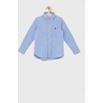 Chlapčenské Designer Detské košele Ralph Lauren Polo Ralph Lauren modrej farby z bavlny do 24 mesiacov 
