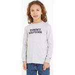 Chlapčenské Detské tričká s dlhým rukávom Tommy Hilfiger sivej farby z bavlny s dlhými rukávmi 