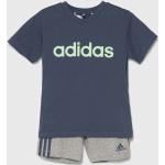Chlapčenské Detské komplety adidas sivej farby z bavlny do 24 mesiacov 