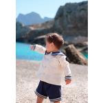 Chlapčenské Detské komplety BIO tmavo modrej farby z bavlny do 24 mesiacov v zľave udržateľná móda 