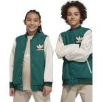 Detské zimné bundy adidas Originals zelenej farby z polyuretánu do 12 rokov v zľave 