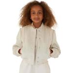 Dievčenské Detské prechodné bundy Guess béžovej farby z polyesteru 