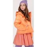 Dievčenské Detské zimné bundy coccodrillo oranžovej farby z polyesteru do 13/14 rokov v zľave 