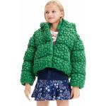 Dievčenské Detské zimné bundy Desigual Desigual zelenej farby z polyamidu do 12 rokov 