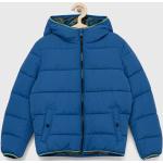 Chlapčenské Detské zimné bundy Geox modrej farby z polyesteru do 12 rokov 