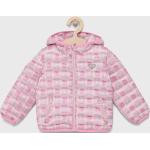 Chlapčenské Detské zimné bundy Guess ružovej farby z polyesteru do 6 rokov 