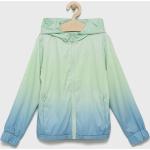 Dievčenské Detské kabáty Guess zelenej farby z polyesteru 