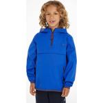 Chlapčenské Detské kabáty Tommy Hilfiger modrej farby z polyamidu 