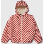 Dievčenské Detské zimné bundy Tommy Hilfiger červenej farby z polyesteru udržateľná móda 