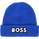 Designer Detské čiapky HUGO BOSS BOSS tmavo modrej farby do 2 mesiacov v zľave 