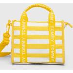 Dievčenské Crossbody kabelky Tommy Hilfiger žltej farby z polyesteru v zľave 