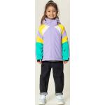 Dievčenské Detské lyžiarske bundy fialovej farby z polyesteru do 12 rokov 