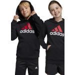 Chlapčenské Detské mikiny adidas čiernej farby z bavlny do 8 rokov udržateľná móda 