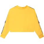 Dievčenské Designer Detské mikiny Karl Lagerfeld žltej farby z polyesteru v zľave 