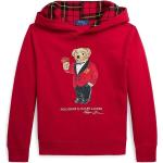 Chlapčenské Designer Detské mikiny Ralph Lauren Polo Ralph Lauren červenej farby z bavlny do 13/14 rokov v zľave 