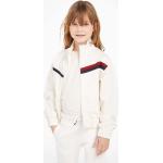 Dievčenské Detské mikiny na zips Tommy Hilfiger bielej farby z polyesteru do 10 rokov v zľave 
