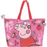 Detská plážová taška PEPPA PIG FRUITS, ružová