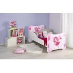 Detské postele halmar ružovej farby so zábavným motívom 