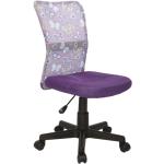 Detské stoličky halmar fialovej farby z plastu s nastaviteľnou výškou 