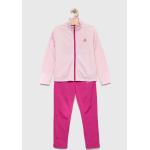 Dievčenské Detské teplákové súpravy adidas ružovej farby z polyesteru udržateľná móda 