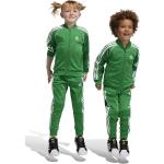 Detské teplákové súpravy adidas Originals zelenej farby z polyesteru do 8 rokov v zľave udržateľná móda 