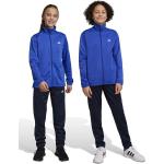 Chlapčenské Detské teplákové súpravy adidas tmavo modrej farby z polyesteru do 12 rokov 