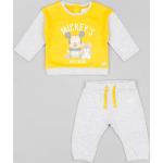 Chlapčenské Detské teplákové súpravy zippy žltej farby z bavlny do 6 mesiacov v zľave 