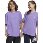 Chlapčenské Detské tričká adidas fialovej farby z bavlny do 8 rokov 