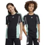 Chlapčenské Detské tričká adidas čiernej farby z bavlny do 8 rokov 