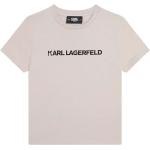 Chlapčenské Designer Detské tričká Karl Lagerfeld BIO béžovej farby z bavlny do 5 rokov udržateľná móda 