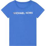 Dievčenské Designer Detské tričká s krátkym rukávom Michael Kors modrej farby z bavlny v zľave 