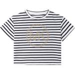 Dievčenské Designer Detské tričká s krátkym rukávom Michael Kors tmavo modrej farby z bavlny v zľave 